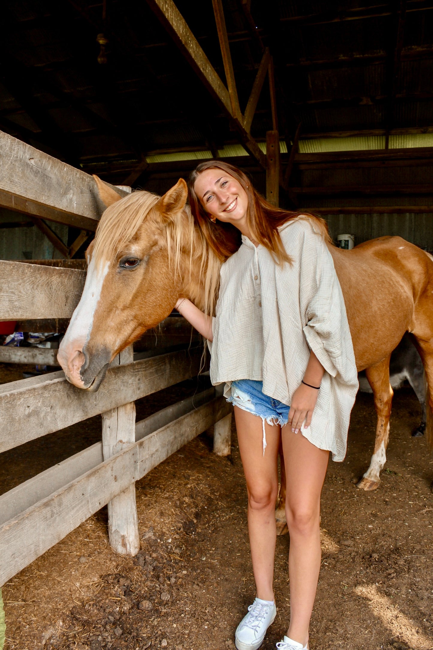 Sand Button Up