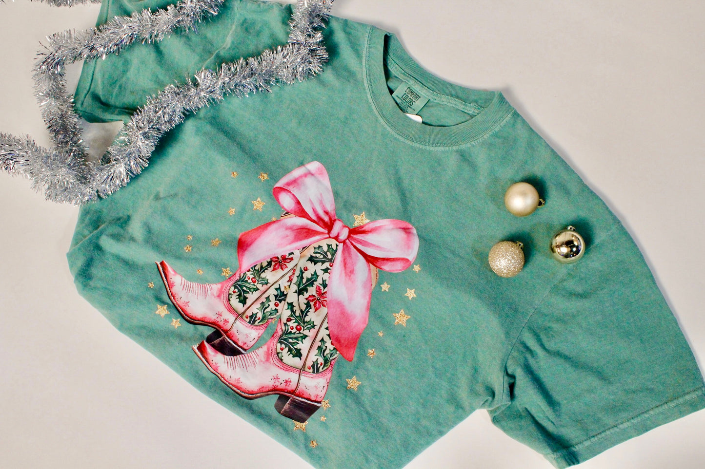 Jingle Bell Boots Tee