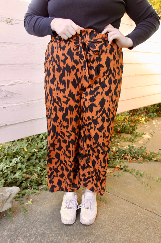 Animal Print Pants