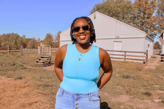 Sky Blue Bodysuit