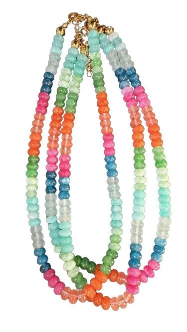 Rainbow Beaded Necklace