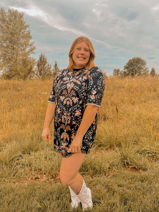 Sequin Shirt Dress