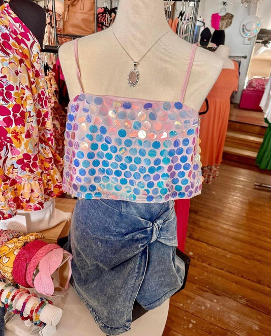 Disco Sequin Top